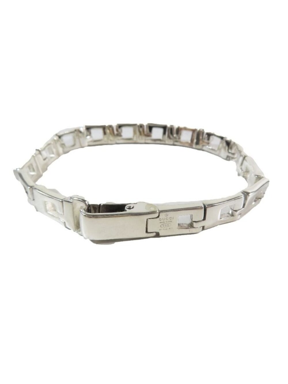 Gucci Polished Glogo Chain Bracelet 925 Sterling Silver - Picture 2 of 6